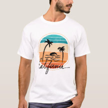 California sunset retro 
