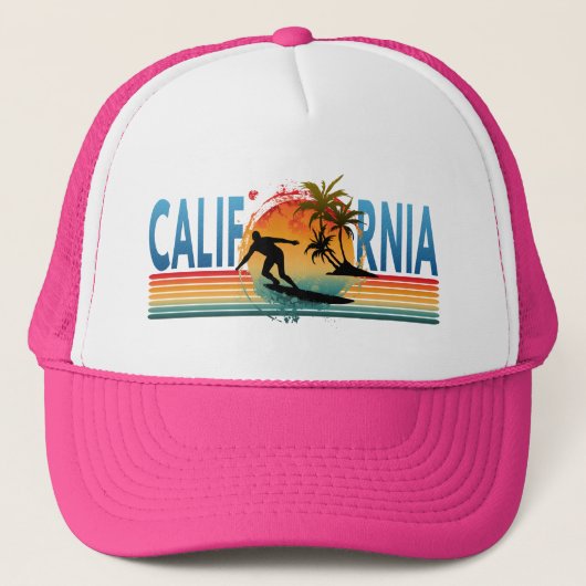 CALIFORNIA SUNSET SUMMER PETTEN TRUCKER (Voorkant)
