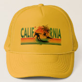 CALIFORNIA SUNSET SUMMER TRUCKER HAT TRUCKER PET (Voorkant)