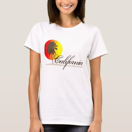 California Sunset T-shirt (Voorkant)