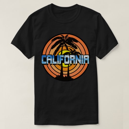 California Sunset T-shirt (Design voorkant)