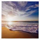 California Sunset Tegeltje (Voorkant)