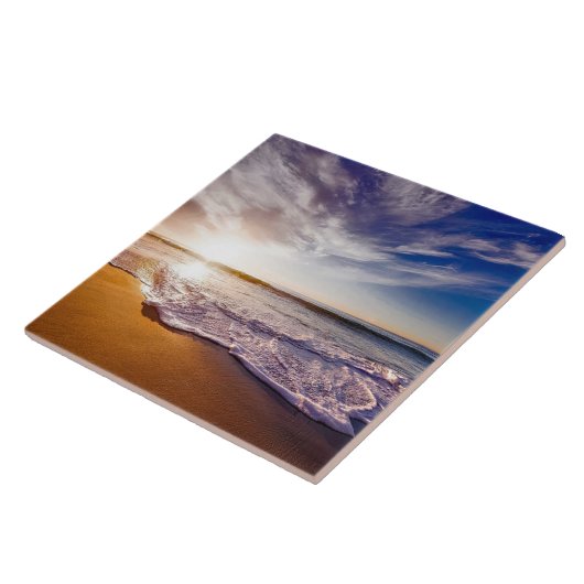 California Sunset Tegeltje (Zijkant)