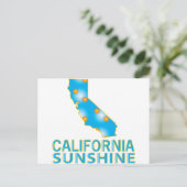 California Sunshine Briefkaart (Staand voorkant)