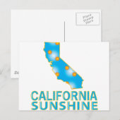 California Sunshine Briefkaart (Voorkant / Achterkant)