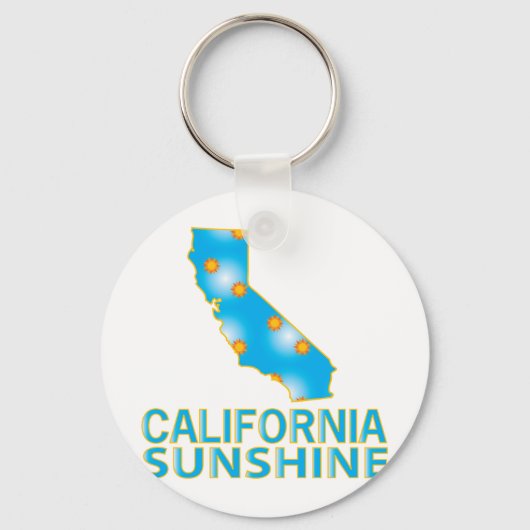 California Sunshine Sleutelhanger (Voorkant)