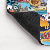 California Super Sticker Collage Pattern Muismat (Hoek)