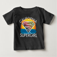 California Supergirl Sunset Graphic