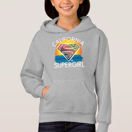 California Supergirl Sunset Graphic (Voorkant)