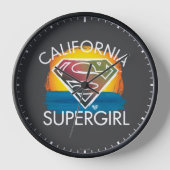 California Supergirl Sunset Graphic (Voorkant)