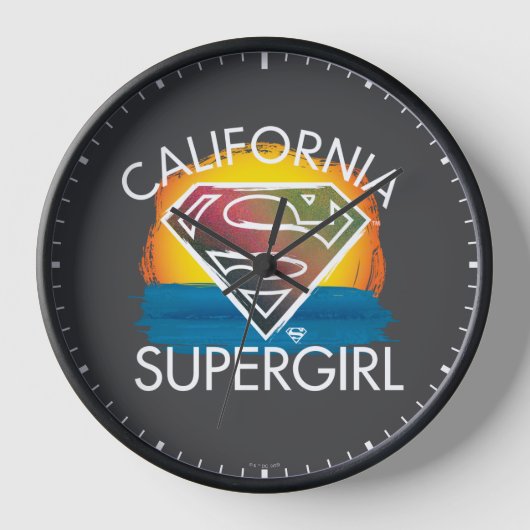 California Supergirl Sunset Graphic (Voorkant)