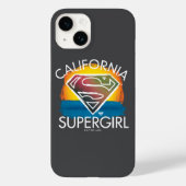 California Supergirl Sunset Graphic Case-Mate iPhone Case (Achterkant)
