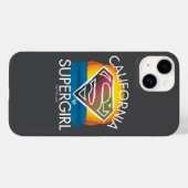 California Supergirl Sunset Graphic Case-Mate iPhone Case (Achterkant (horizontaal))