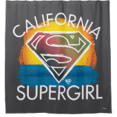 California Supergirl Sunset Graphic Douchegordijn (Voorkant)