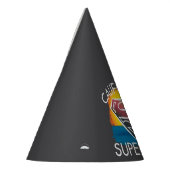 California Supergirl Sunset Graphic Feesthoedjes (Links)