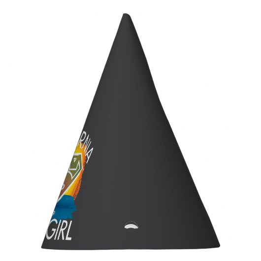 California Supergirl Sunset Graphic Feesthoedjes (Rechts)