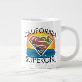 California Supergirl Sunset Graphic Grote Koffiekop (Rechts)
