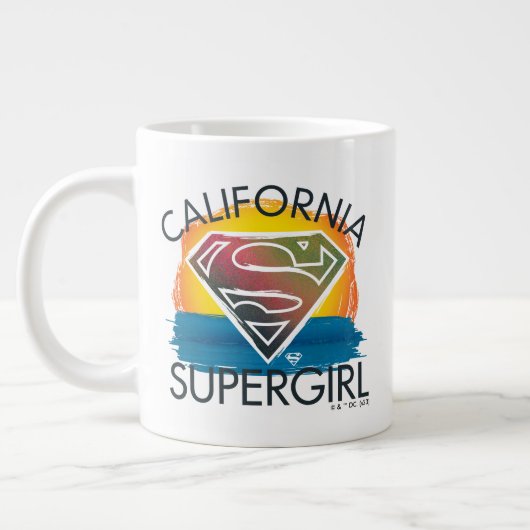 California Supergirl Sunset Graphic Grote Koffiekop (Links)