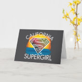 California Supergirl Sunset Graphic Kaart (Gele Bloem)