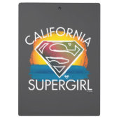 California Supergirl Sunset Graphic Klembord (Achterkant)