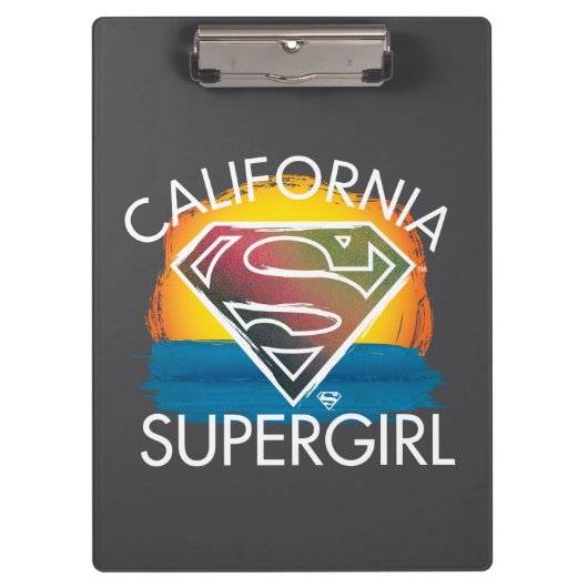 California Supergirl Sunset Graphic Klembord (Voorkant)
