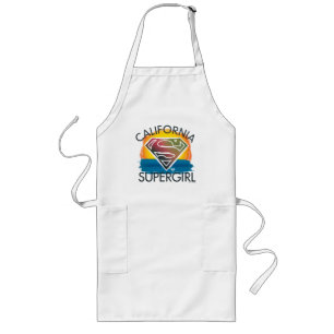 California Supergirl Sunset Graphic Lang Schort