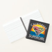 California Supergirl Sunset Graphic Notitieboek (Binnen)
