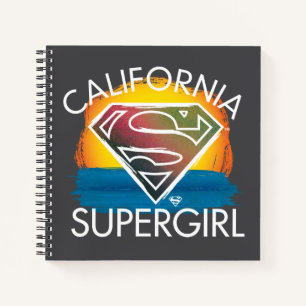 California Supergirl Sunset Graphic Notitieboek