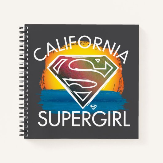 California Supergirl Sunset Graphic Notitieboek (Voorkant)