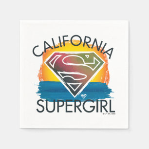 California Supergirl Sunset Graphic Servet