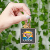 California Supergirl Sunset Graphic Sleutelhanger (Hand)