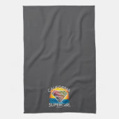 California Supergirl Sunset Graphic Theedoek (Verticaal)