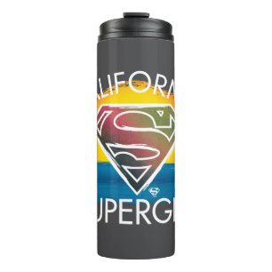 California Supergirl Sunset Graphic Thermosbeker
