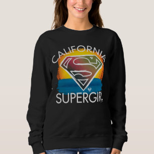 California Supergirl Sunset Graphic Trui