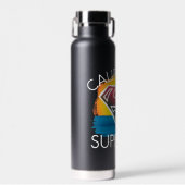 California Supergirl Sunset Graphic Waterfles (Voorkant)