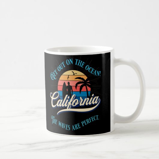 California-surfende dude koffiemok (Rechts)