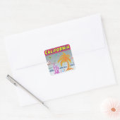 "CALIFORNIA" Surfer Beach Sticker (Envelop)