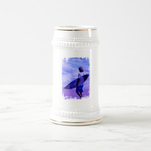 California Surfer Beer Stein Bierpul (Center)