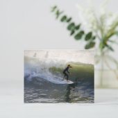 California Surfer Briefkaart (Staand voorkant)