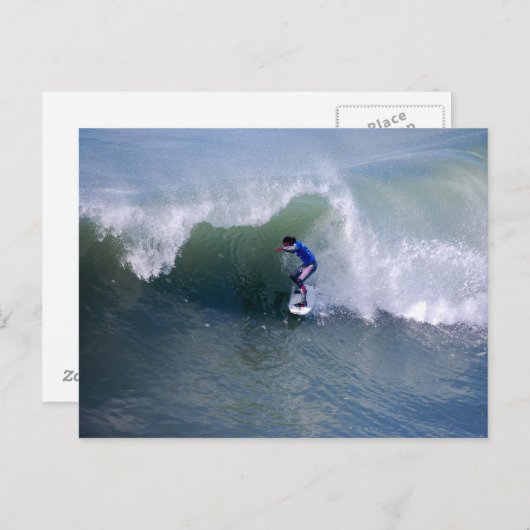 California Surfer Briefkaart (Voorkant / Achterkant)