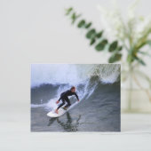 California Surfer Briefkaart (Staand voorkant)