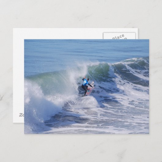 California Surfer Briefkaart (Voorkant / Achterkant)