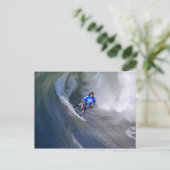 California Surfer Briefkaart (Staand voorkant)