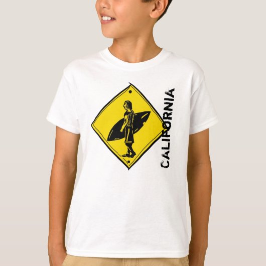 California surfer crosswalk boys shirt (Voorkant)