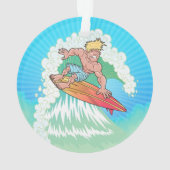 California Surfer Ornament (achterkant)
