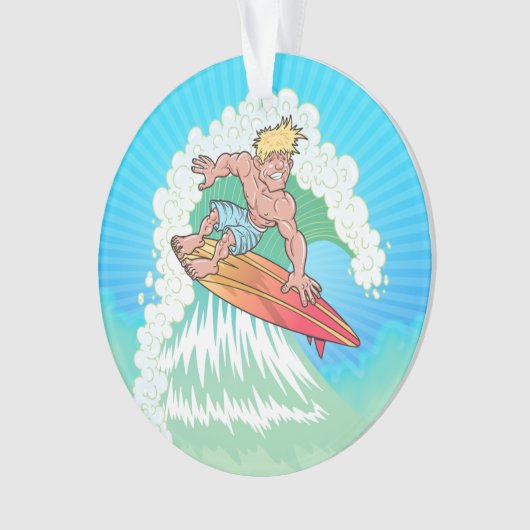 California Surfer Ornament (voorkant)