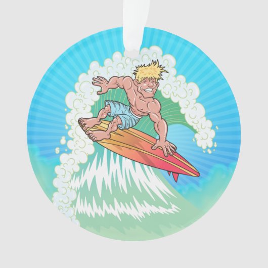 California Surfer Ornament (voorkant)