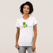 California Surfer Pineapple T-shirt (Voorkant volledig)
