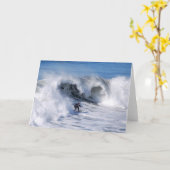 California Surfers Wenskaart Kaart (Gele Bloem)