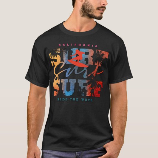 California Surfing Adventure T-shirt (Voorkant)